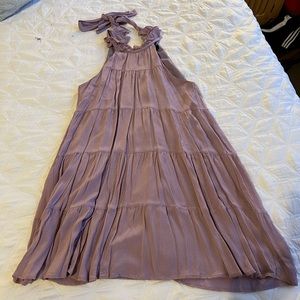Lavender wedding guest dress